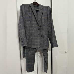 2 piece Gray/Blue Suit size M/8